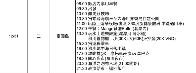 富國島跨年自由行 照片 103